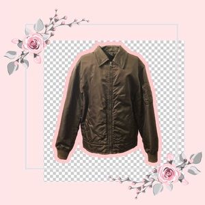 Dark Green Nylon Jacket